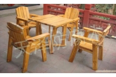 唐山防腐木桌椅